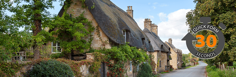 Why is insurance higher for thatched roof houses?